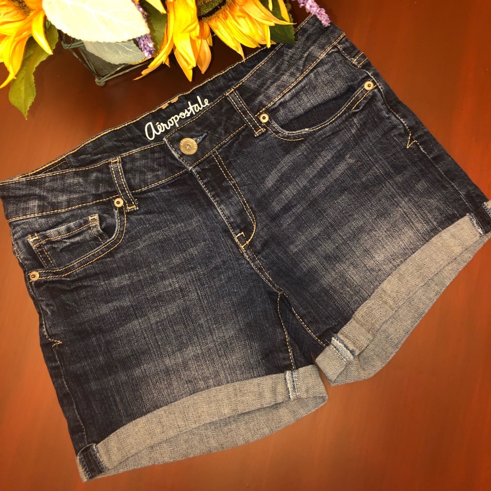 Aeropostale Boyfriend Denim Shorts